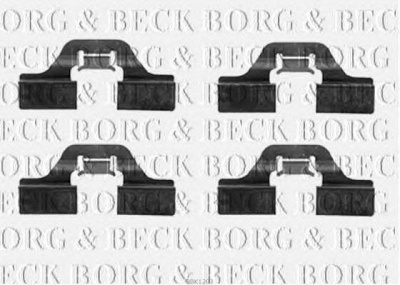BORG & BECK bbk1203 -  Комплектующие, колодки дискового тормоза
